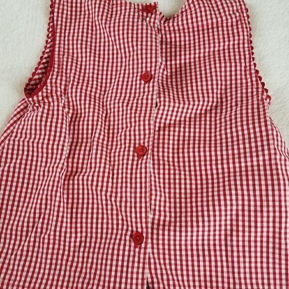 Copper Key Red & White Lady Bug Embroidered Top - Picture 6 of 8